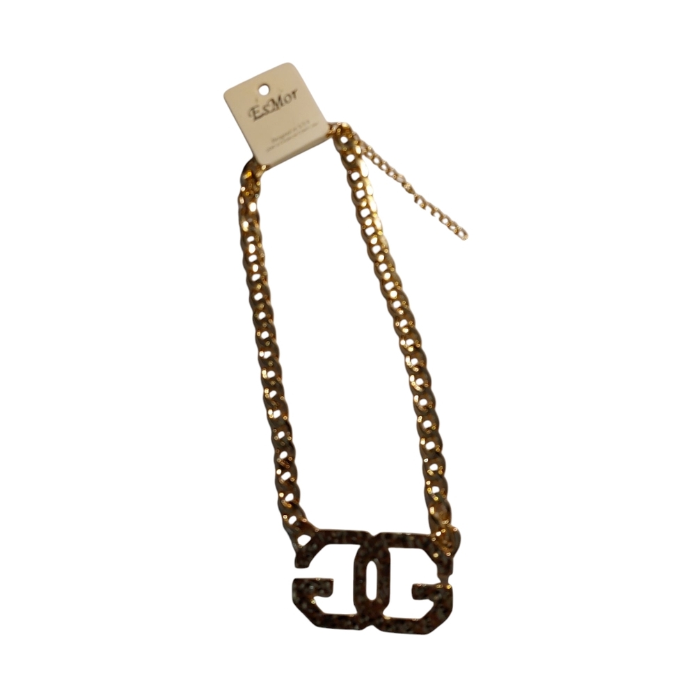 ESMOR Goldtone Chain Necklace NEW